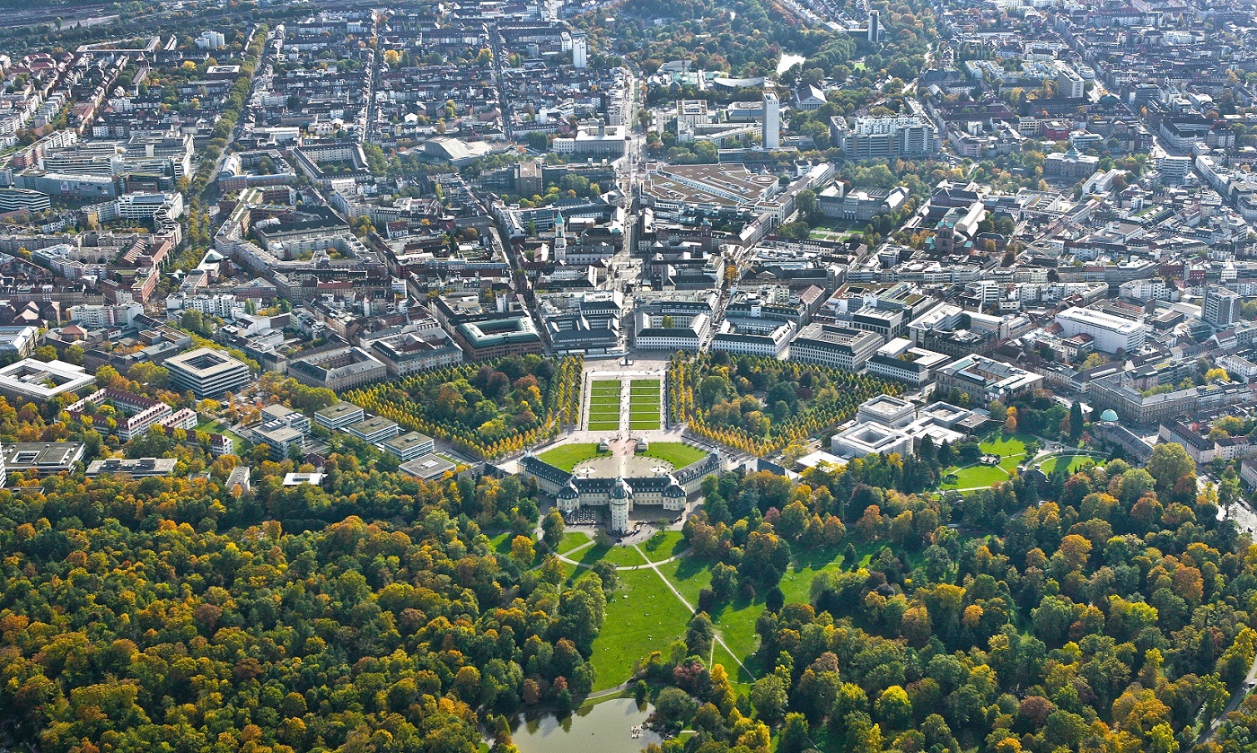 Fan-shaped City Karlsruhe